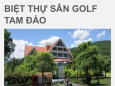 Bán lô đất 1000m2 biệt thự sân golf Tam Đảo E57,giá 4tr/m2,có sổ đỏ,XD tự do