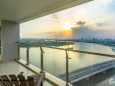 Cho thuê 4PN giá tốt nhất Đảo Kim Cương, view balcony bao quanh 2 mặt hướng sông