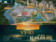 Bán cặp biệt thự song lập V3-83 : 413m2 53.4 tỷ V3-85 : 385m2, 50.4 tỷ