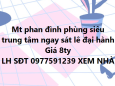 Hẻm 968 Quang Trung có nhà cấp 4 đang cho thuê