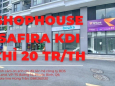 CTy HVL Shop-house Safira Khang Điền, 176m2 cho thuê giá rẻ chỉ 20 tr/th 08/01