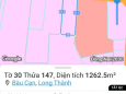 Bán đất mặt tiền đường Bàu Cạn, Sân bay Long Thành,Đồng Nai