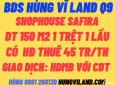 BDS Hùng Vĩ Land [NC] Bán 3 căn Shophouse Safira thu nhập 20 tr- 40tr mỗi tháng