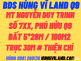 BDS Hùng Vĩ Land [NC] Gía 21T MT 5x28m Nguyễn Duy Trinh ngay ngã ba Đỗ Xuân Hợp