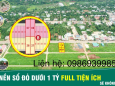 bán đất nền sổ đỏ tại vùng ven Buôn Hồ diện tích 132m2 giá