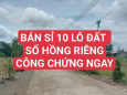 bán sỉ 10 lô đất làm nhà vườn - làm kho xưởng- đầu tư - giá chỉ 9 triệu/m2