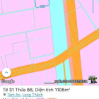 cần bán gấp  lô đất 1100m2 thổ cư 100m giá 5 tỷ  sát suối. xã tam an long thành 