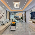 Bán nhà riêng: Nhà 1 Sẹc đường thông TX 25, DT:4.5x19M, Lửng, 3Lầu, 4PN, Sân thư