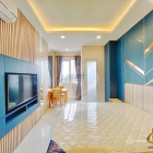 Nhà hàng - Khách sạn: Cho thuê căn hộ full nội thất máy giặt riêng bancon ngay K