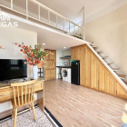 Nhà hàng - Khách sạn: Căn hộ có gác, full nội thất Bancong / giếng trời _ Vòng x