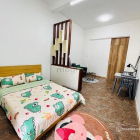 Phòng trọ: Phòng tách bếp có máy giặt riêng.