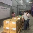 Nhà Kho - Xưởng: Kho Hàng Diện Tích Thuê Lớn Nhỏ, có Ô kệ chứa hàng, 10 NV Kho V