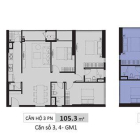 bán căn hoàn thiện cơ bản golden mansion 105m2, 3 phòng ngủ giá 4.5 tỷ
