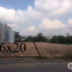 tôi chính chủ bán lô đất 120m2 mặt tiền đường võ văn bích, thổ cư 100%, sổ hồng riêng,  kẹt tiền bán 1 tỷ 2 lh: 0907.639.419