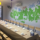 sang nhượng nhà hàng lô góc 2 mặt tiền đang kd tốt.khu bt nhà vườn trung văn