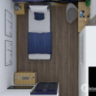 Nhượng CH Botanica Premier khu sân bay, căn số 10 tháp B, 69m2-2pn, nội thất CB, view cv, giá chỉ 3.45 tỷ