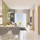 Bán căn hộ tiện nghi giá rẻ ngay Làng Đại Học. 70m2, 2PN. thanh toán 500 triệu