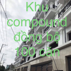 BÁN NHÀ CITY LAND QUẬN 12, KHU COMPOUND ĐỒNG BỘ 100 CĂN, 2 MẶT TIỀN.