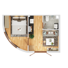 Cho thuê dài hạn Căn hộ mini cao cấp Thanh Tịnh  chỉ từ 4,5 triệu/tháng