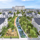 Bán nhà biệt thự dự án Times Garden TP Vĩnh Yên chỉ 18,25 triệu/m2.