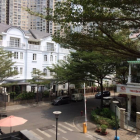 Bán biệt thự Saigon Pearl, nhà thô, 1 hầm, 1 trệt, 2 lầu, 1 áp mái, lh 091994212