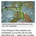 Chính Chủ bán lô Đất cạnh Khu đô thị Sinh thái dt 110m2, giá 1.5 tỷ,