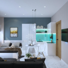 Căn hộ cao cấp ngay Chợ Nguyễn Thái Bình, Phạm Ngũ Lão, 1tỷ7/căn full nội thất