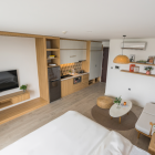 Cho thuê căn hộ 1 phòng ngủ chung cư D'capitale full đồ giá 13tr/1t