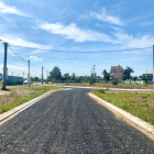 đất mặt tiền cách quốc lộ 50 -50m tân lân cần đước xe hơi quay đầu