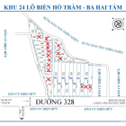 Đất mặt tiền 328 cách biển Hồ Tràm 3km , sổ đỏ thổ cư 100