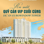 Chính Chủ Sang nhượng lại căn 2PN 1WC Chung Cư Eurowindow Chỉ 299Tr