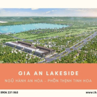 SĂN NGAY SIÊU PHẨM ĐẲNG CẤP HOT NHẤT ĐẤT ĐỎ - GIA AN LAKESIDE