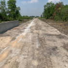 Mặt tiền sông lớn đường 2 xe hơi tránh nhau cực kì thích hợp làm nhà vườn