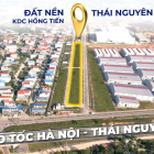 Cần bán lô đất 108m2 (6x18m) 2 mặt tiền KĐT Hồng Tiến, Phổ Yên, Thái Nguyên