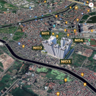 Bán căn hộ 2 ngủ 2 vệ sinh giá chỉ 38tr/m2 tại Mặt Hồ Linh Đàm , Sổ Đỏ Vĩnh viễn