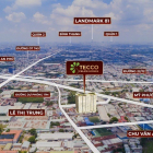 Căn hộ cao cấp gần vòng xoay An Phú, Bình Dương, 1tỷ2/căn 2pn, có công viên tầng