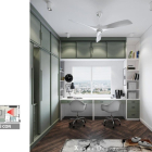 Cho thuê căn áp góc, full nội thất, tại Himlam Green Park.