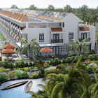 NHÀ PHỐ 1 TRỆT 1 LẦU MẶT TIỀN QUỐC LỘ 1A TẠI THỊ TRẤN TÂN HIỆP CHÂU THÀNH TIỀN G