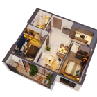 Bán căn hộ MIDORI PARK The GLORY - 2PN, 62m² - Giá gốc Chủ đầu tư