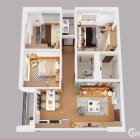 Bán căn góc 3 ngủ 80 m2 chung cư Bình An -640 triệu nhận nhà