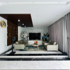 Bán biệt thự góc 2 mặt tiền 490m2 - 1 hầm 3 tầng - ngay Nguyễn Oanh - KDL Bến Xư