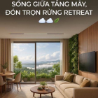 Căn hộ 3 phòng ngủ có vườn mây view nhìn toàn cảnh thiên nhiên