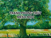Cách chọn tranh phong thủy mệnh mộc giúp mang lại phúc khí