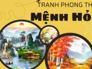 Top 10 tranh phong thủy mệnh Hỏa đem may mắn cho gia chủ