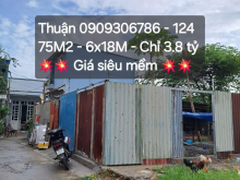 BÁN ĐẤT CHÍNH CHỦ NGAY LOTTE MART QUẬN 7 - GIÁ CHỈ 3.8 TỶ - NGANG 6X18M