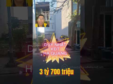 Sốc nặng - duy nhất tại KĐT Hà Quang - không nổi 4 tỷ