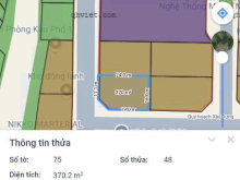 QUẬN 12 - BÁN LÔ ĐẤT GÓC KHU BIỆT THỰ THẠNH XUÂN DT 16x24m