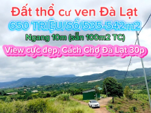 View đẹp giá rẻ có thổ cư 650TR/542m2(100m2 TC) ngang ️0919830239