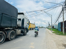 kẹt tiền bán gấp đất rẻ xây nhà, nhà trọ, làm kho, đường to, gần đường nhựa lớn