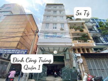NHÀ MT ĐINH CÔNG TRANG Q1, XÂY 6 TẦNG, GIÁ 60 TỶ,LH 0906979786